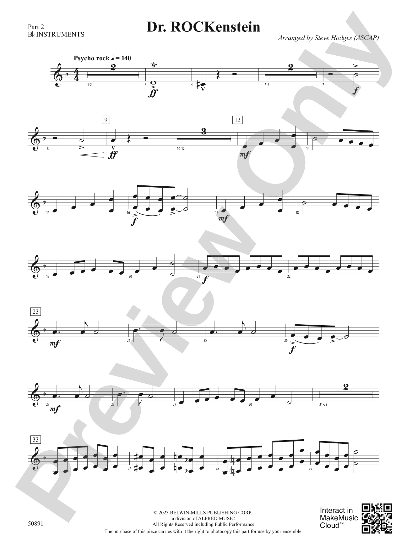 Dr. ROCKenstein: Part 2 - B-flat Instruments