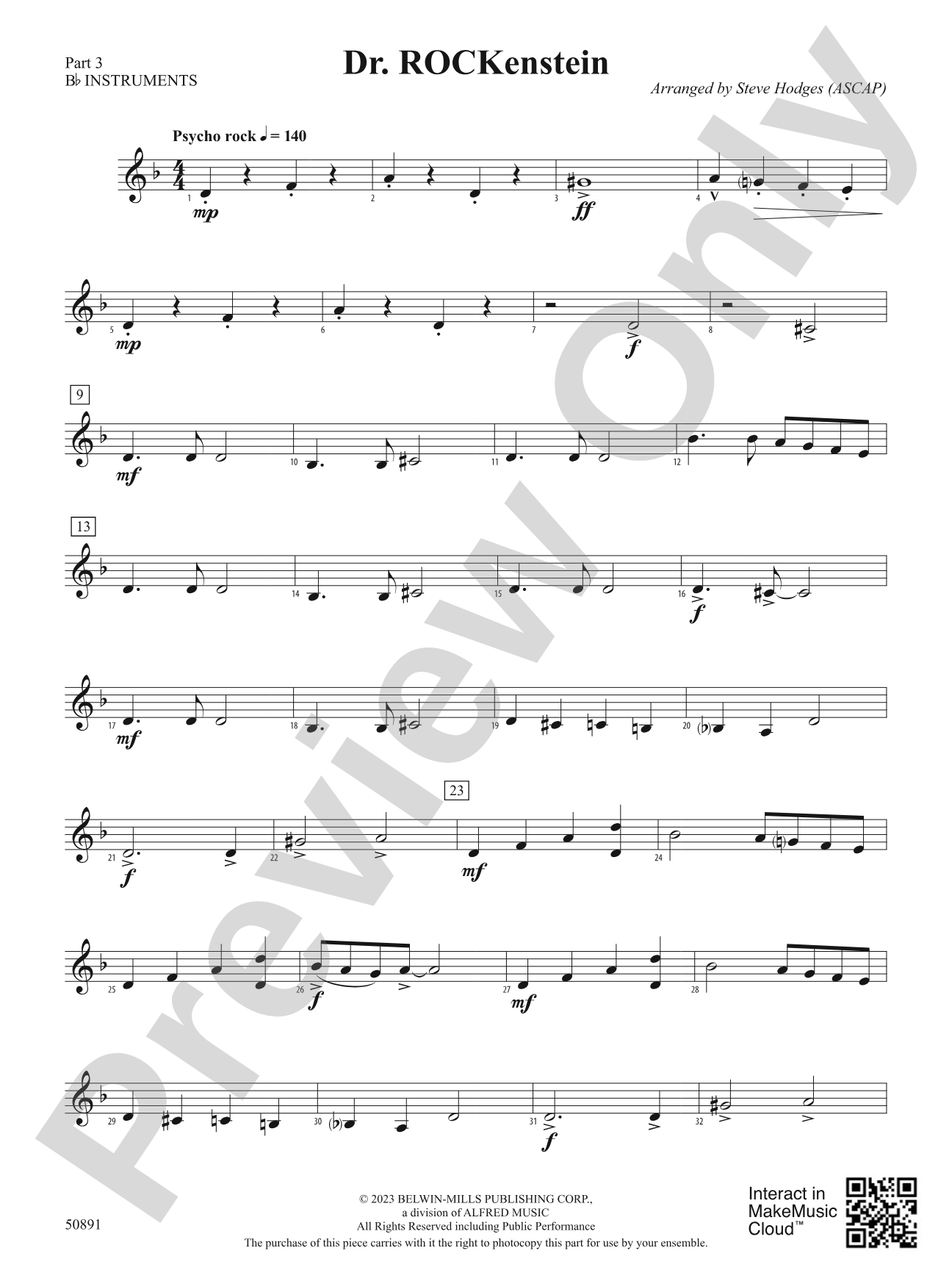 Dr. ROCKenstein: Part 3 - B-flat Instruments