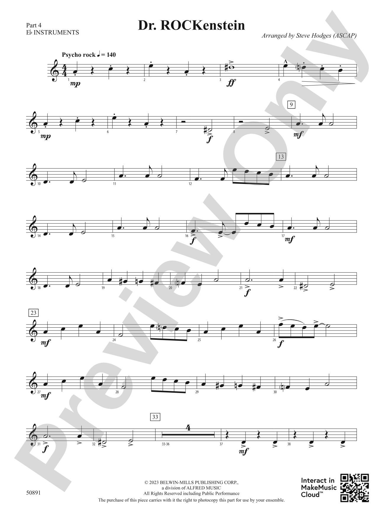 Dr. ROCKenstein: Part 4 - E-flat Instruments