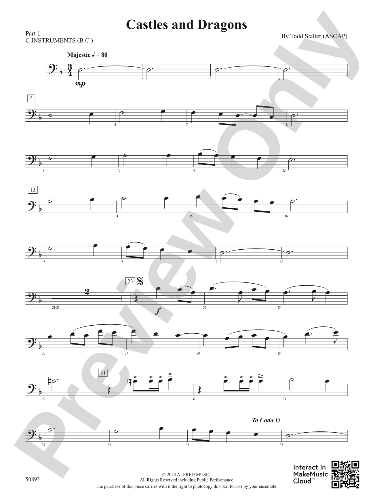 Castles and Dragons: Part 1 - C Instruments (B.C.)