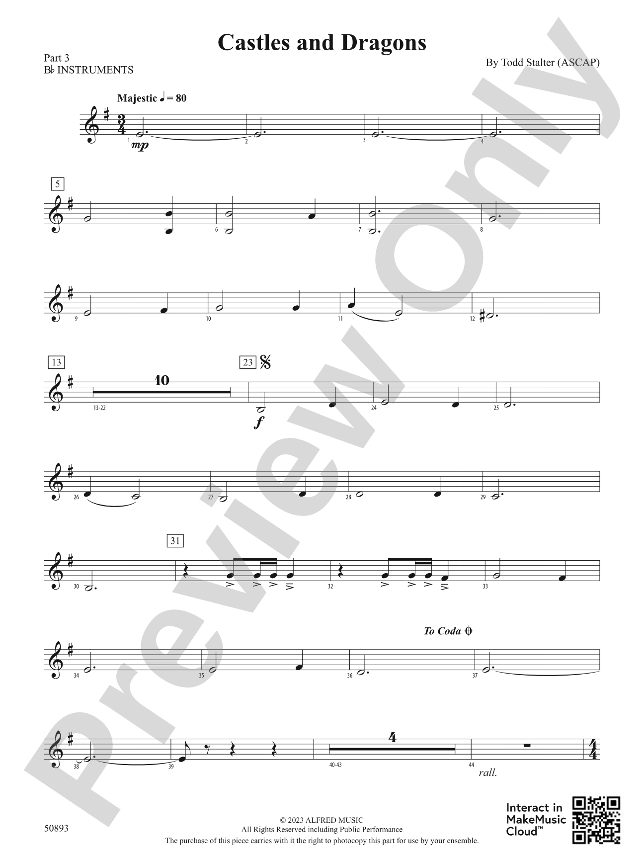 Castles and Dragons: Part 3 - B-flat Instruments