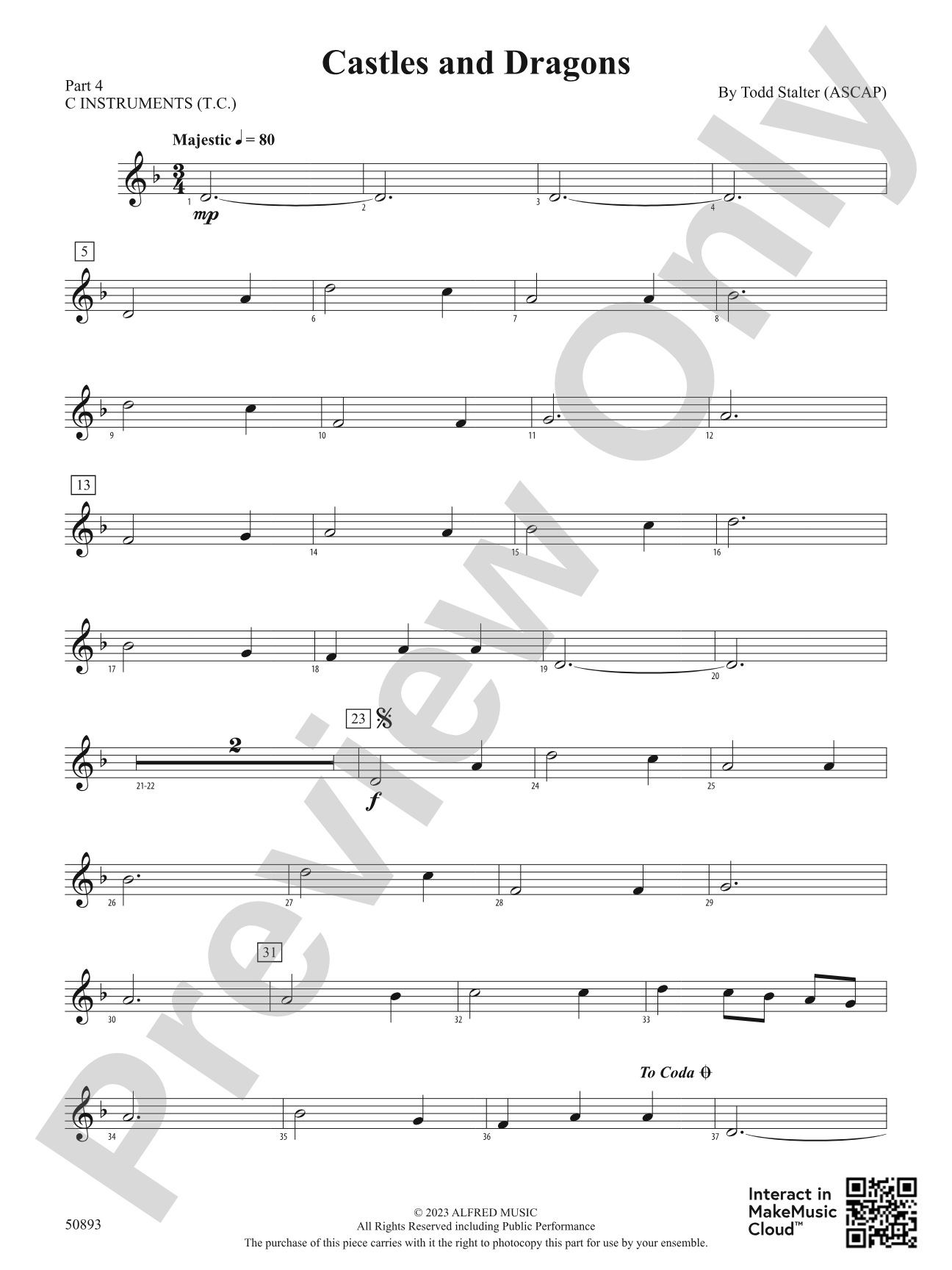 Castles and Dragons: Part 4 - C Instruments (T.C.)