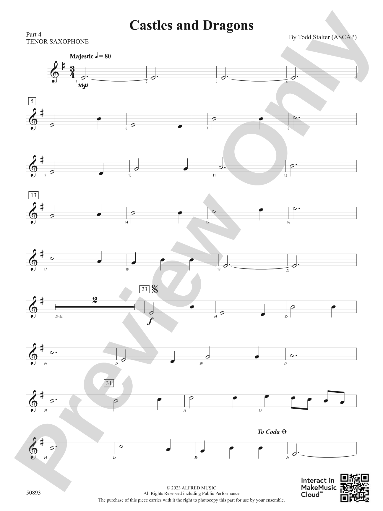 Castles and Dragons: Part 4 - Tenor Saxophone