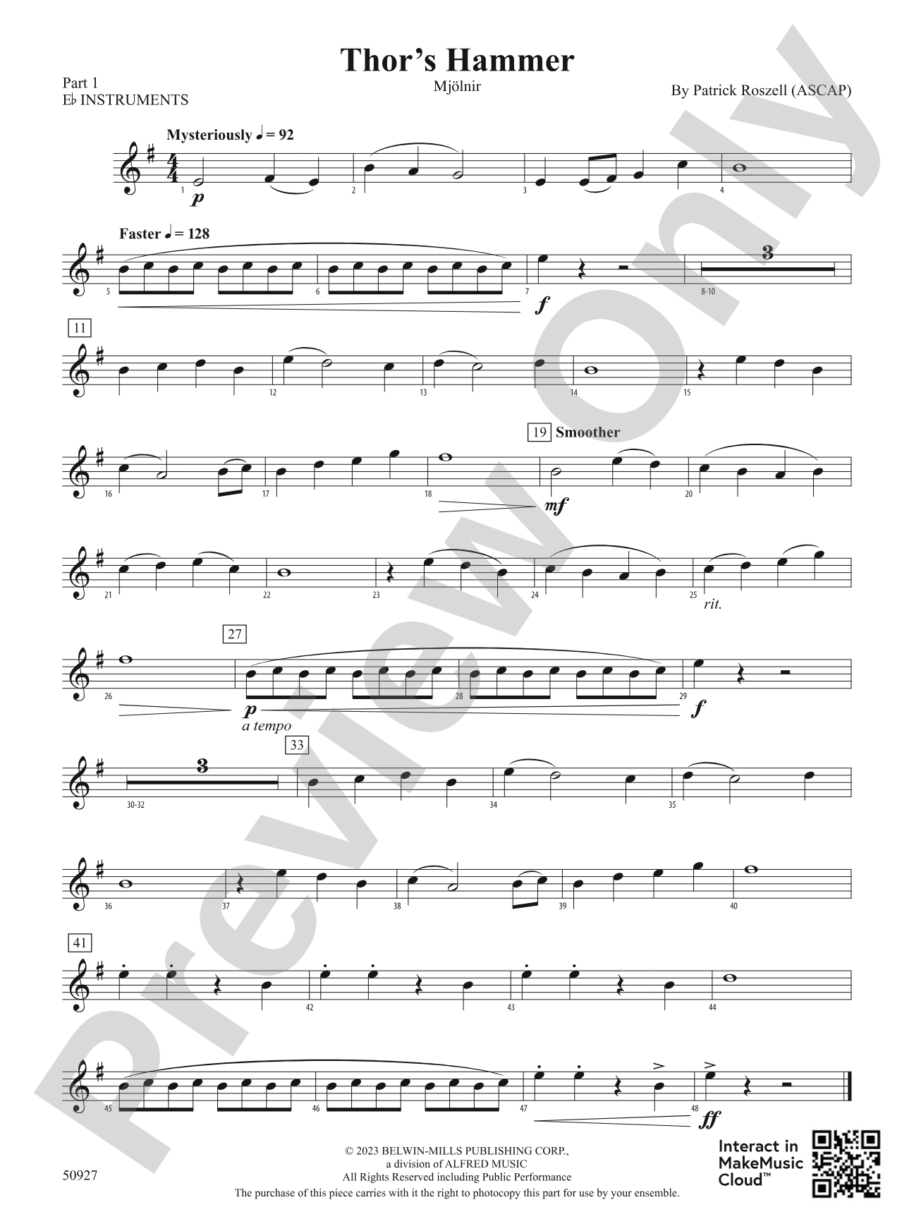 Thor's Hammer: Part 1 - E-flat Instruments