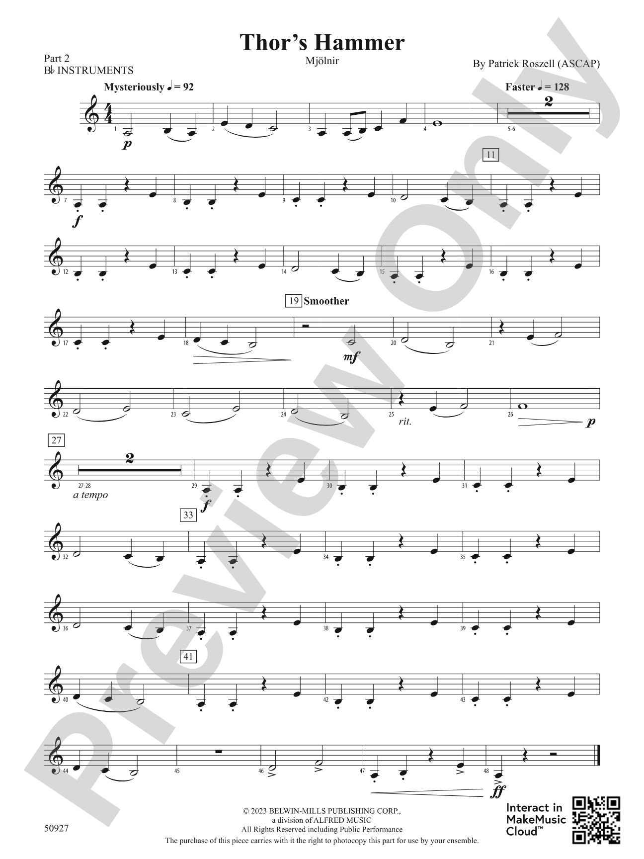 Thor's Hammer: Part 2 - B-flat Instruments