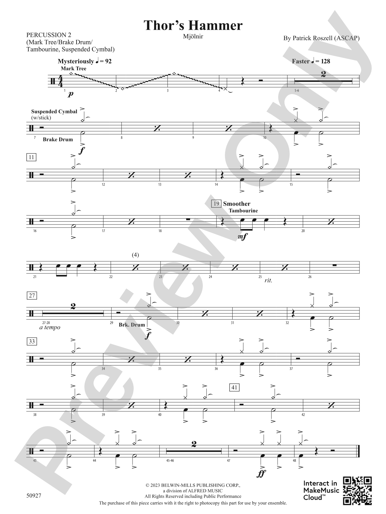 Thor's Hammer: 2nd Percussion
