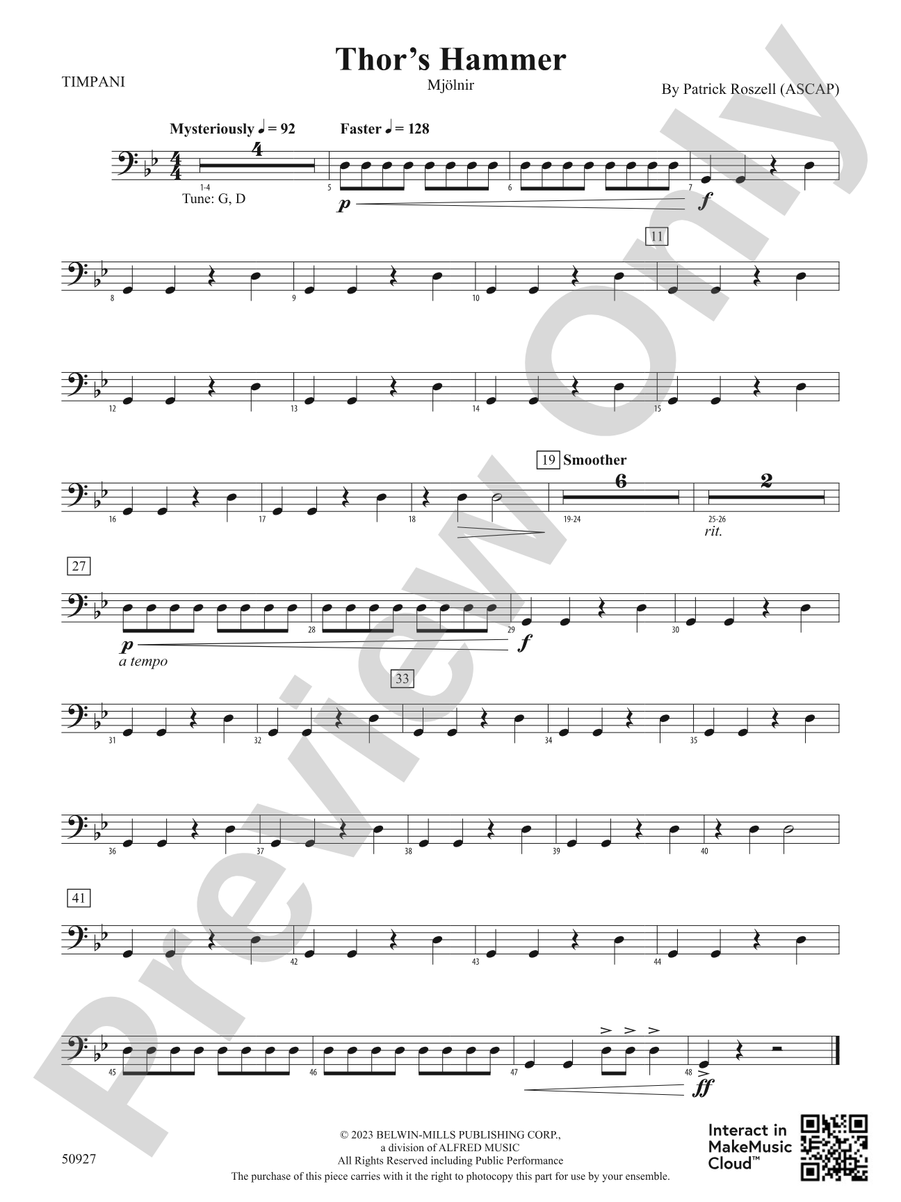 Thor's Hammer: Timpani