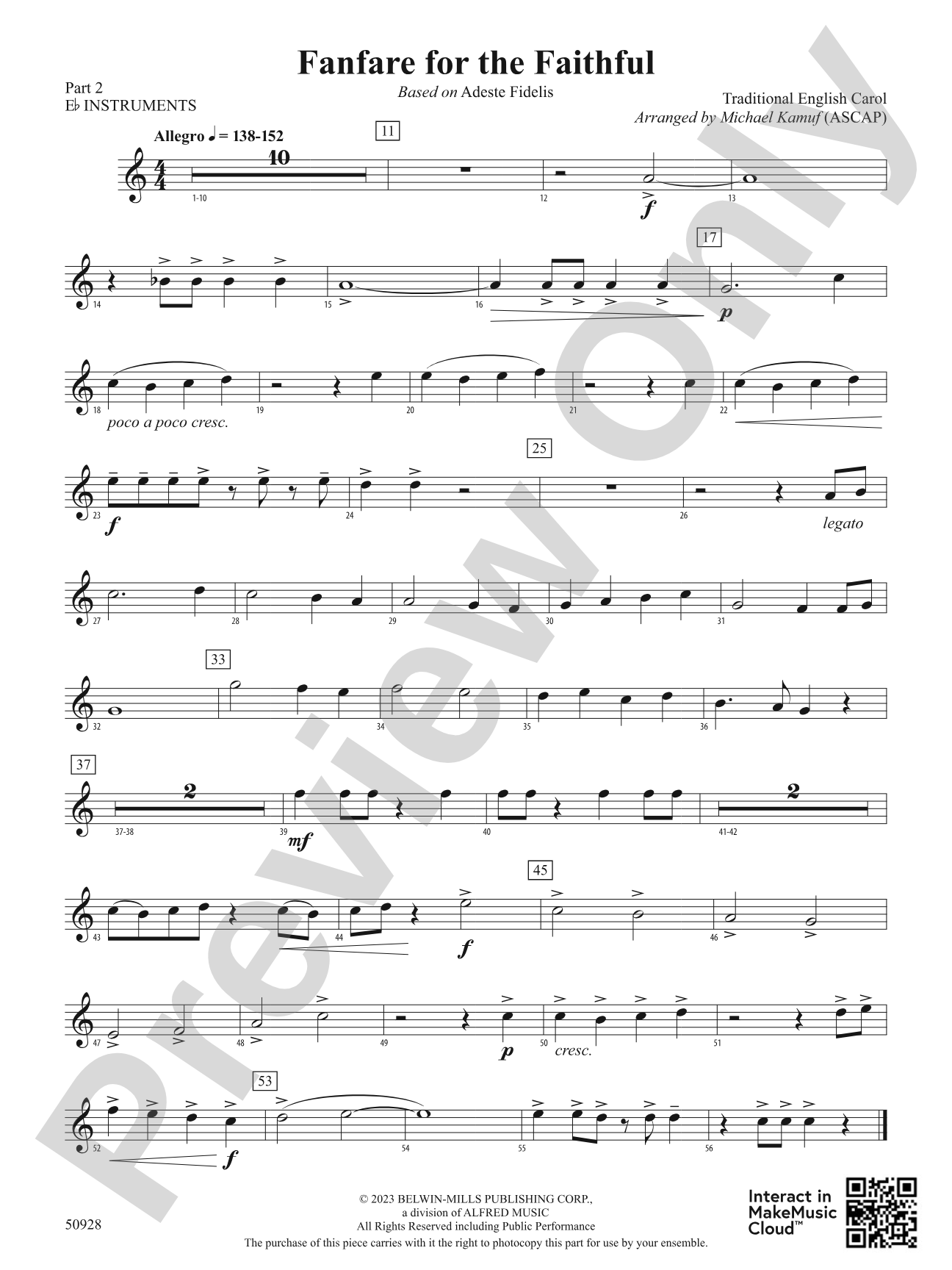 Fanfare for the Faithful: Part 2 - E-flat Instruments