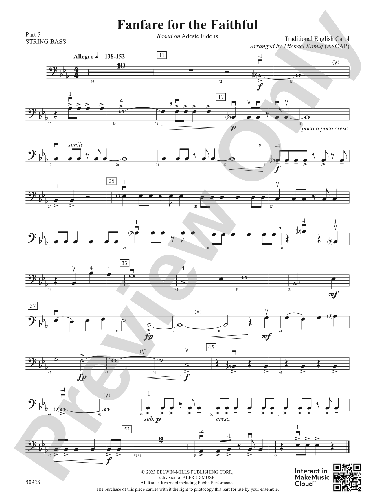 Fanfare for the Faithful: Part 5 - String Bass