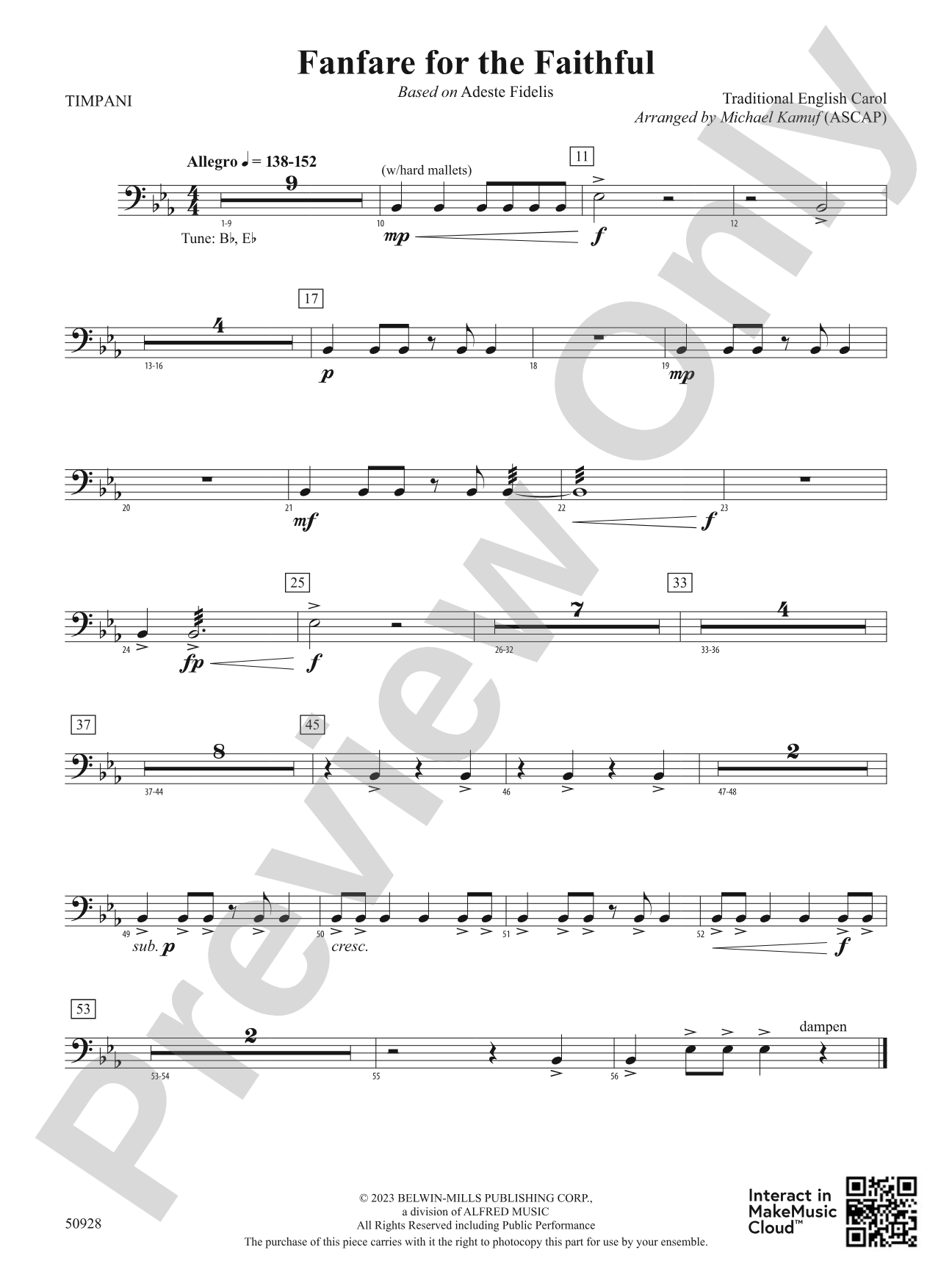 Fanfare for the Faithful: Timpani