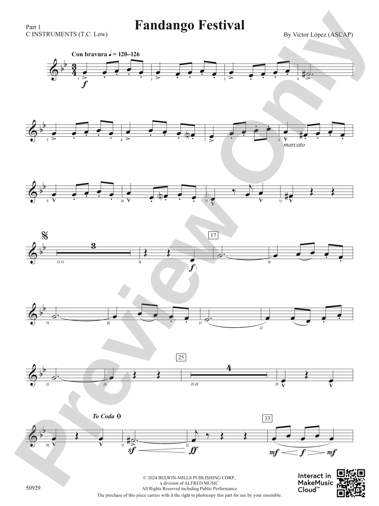 Fandango Festival: Part 1 - C Instruments (T.C. Low)