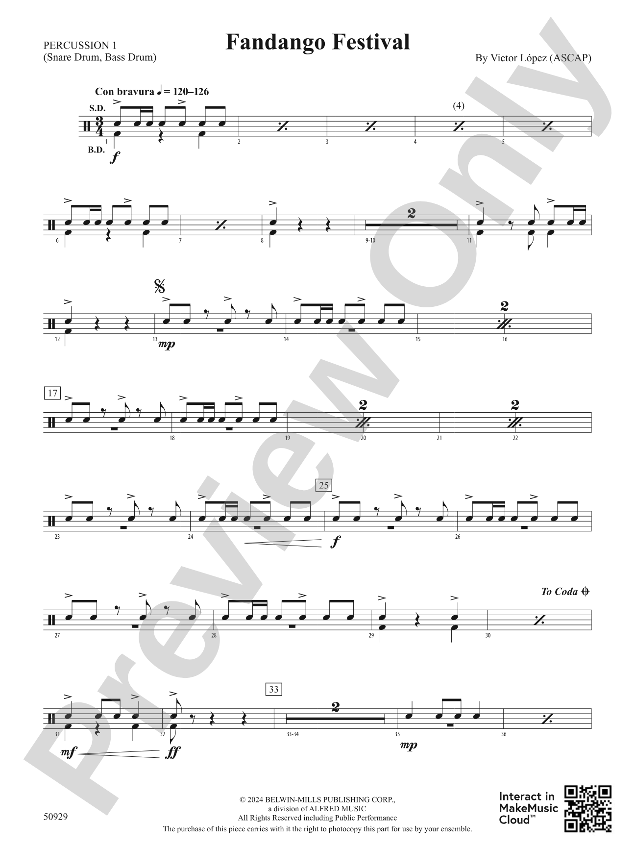 Fandango Festival: 1st Percussion