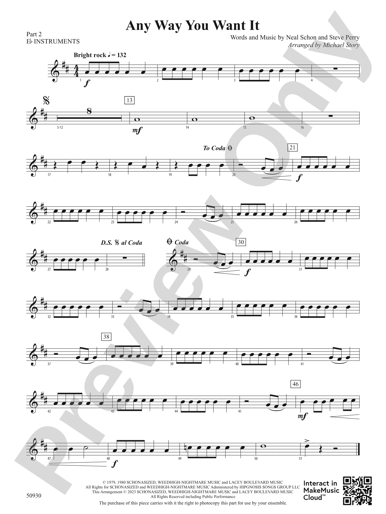 Any Way You Want It: Part 2 - E-flat Instruments