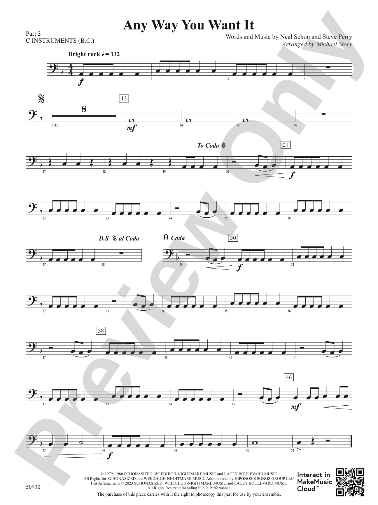 Any Way You Want It: Part 3 - C Instruments (B.C.)