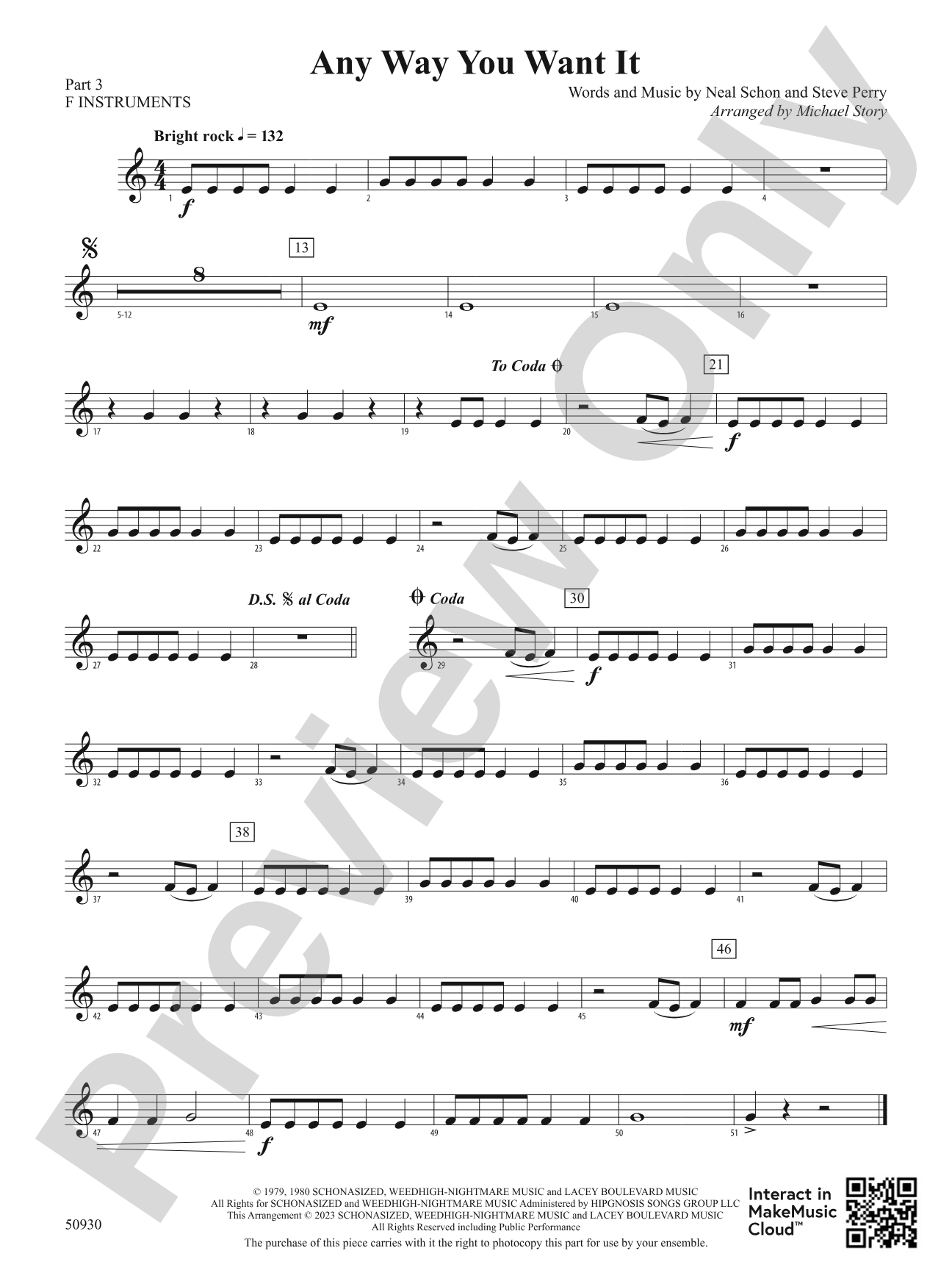 Any Way You Want It: Part 3 - F Instruments