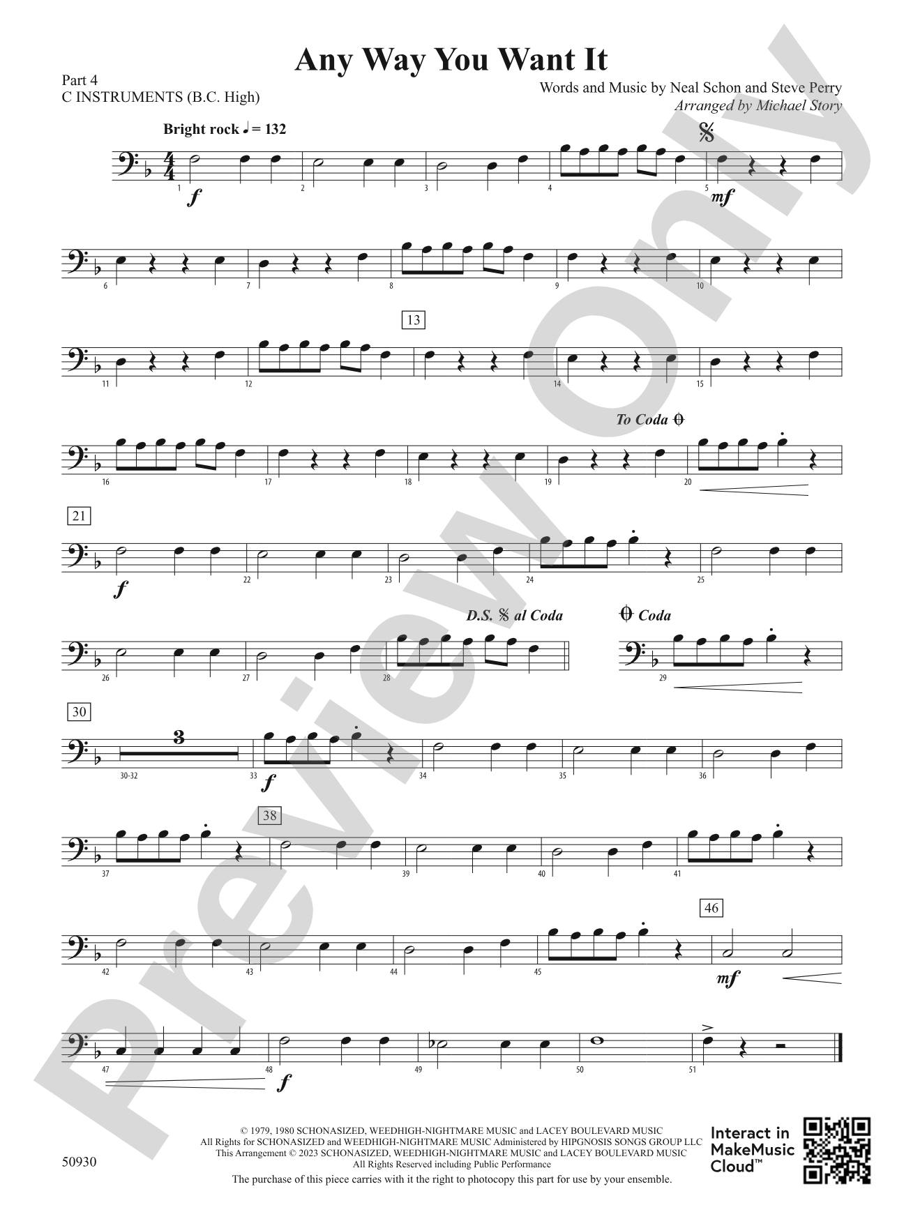 Any Way You Want It: Part 4 - C Instruments (B.C. High)