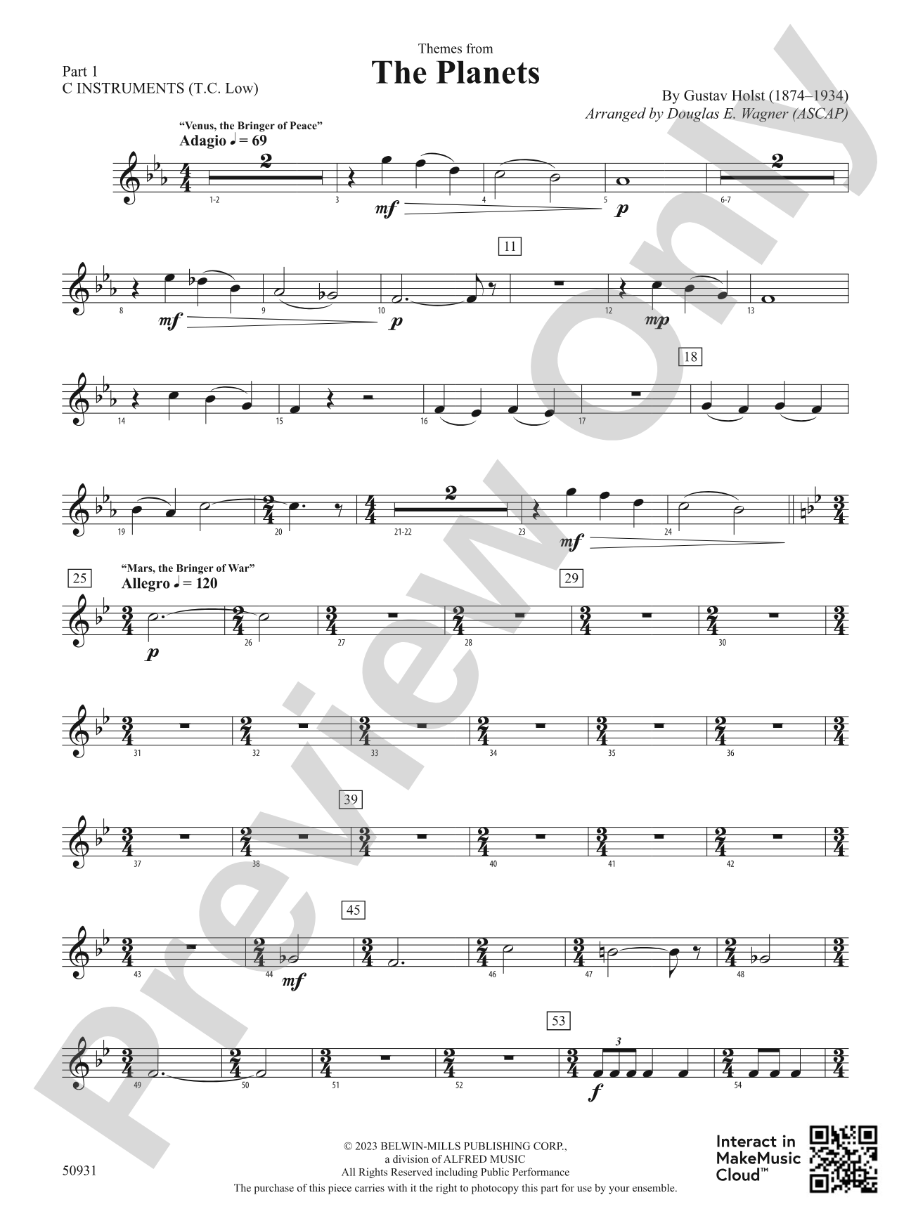 The Planets: Part 1 - C Instruments (T.C. Low)