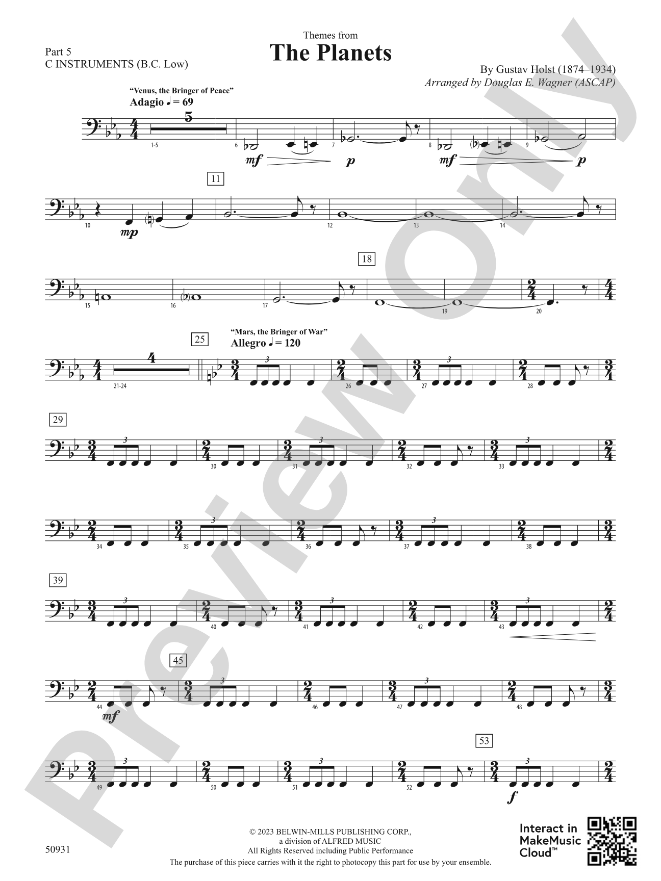 The Planets: Part 5 - C Instruments (B.C. Low)
