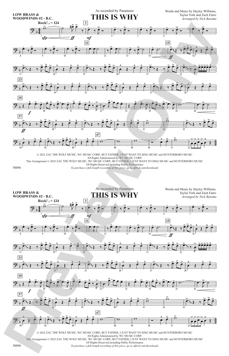 This Is Why: Low Brass & Woodwinds #2 - Bass Clef