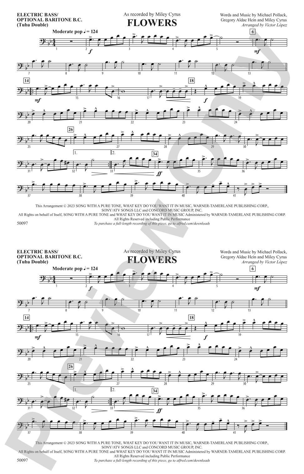 Flowers: Electric Bass