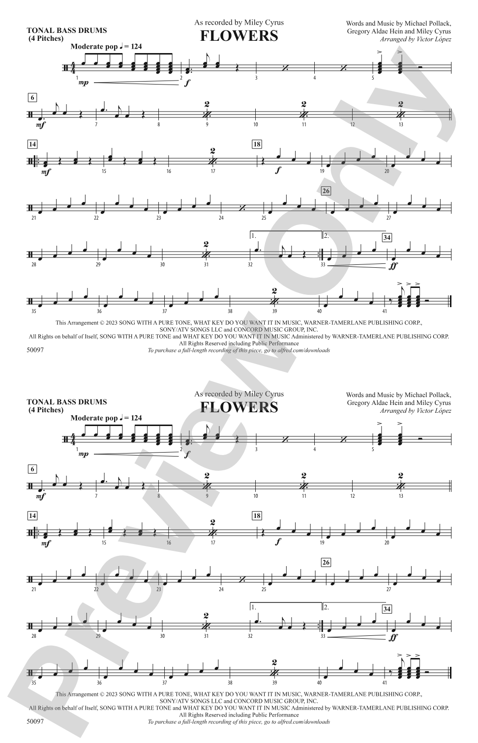 Flowers: Tonal Bass Drum