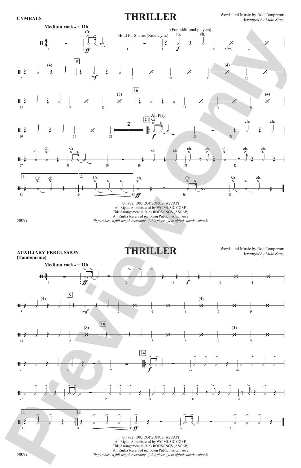 Thriller: Cymbals
