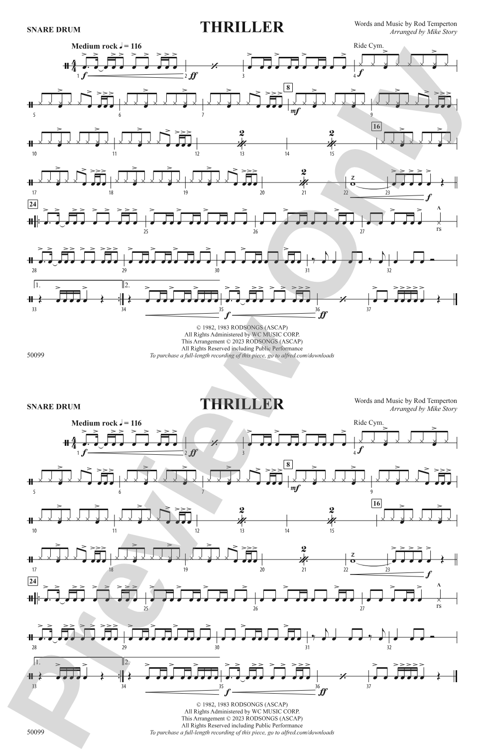 Thriller: Snare Drum