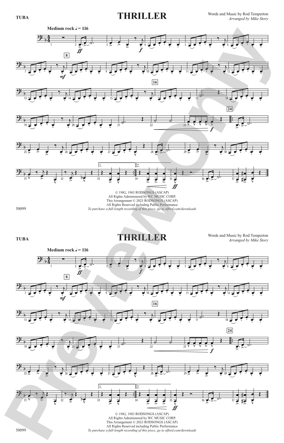 Thriller: Tuba