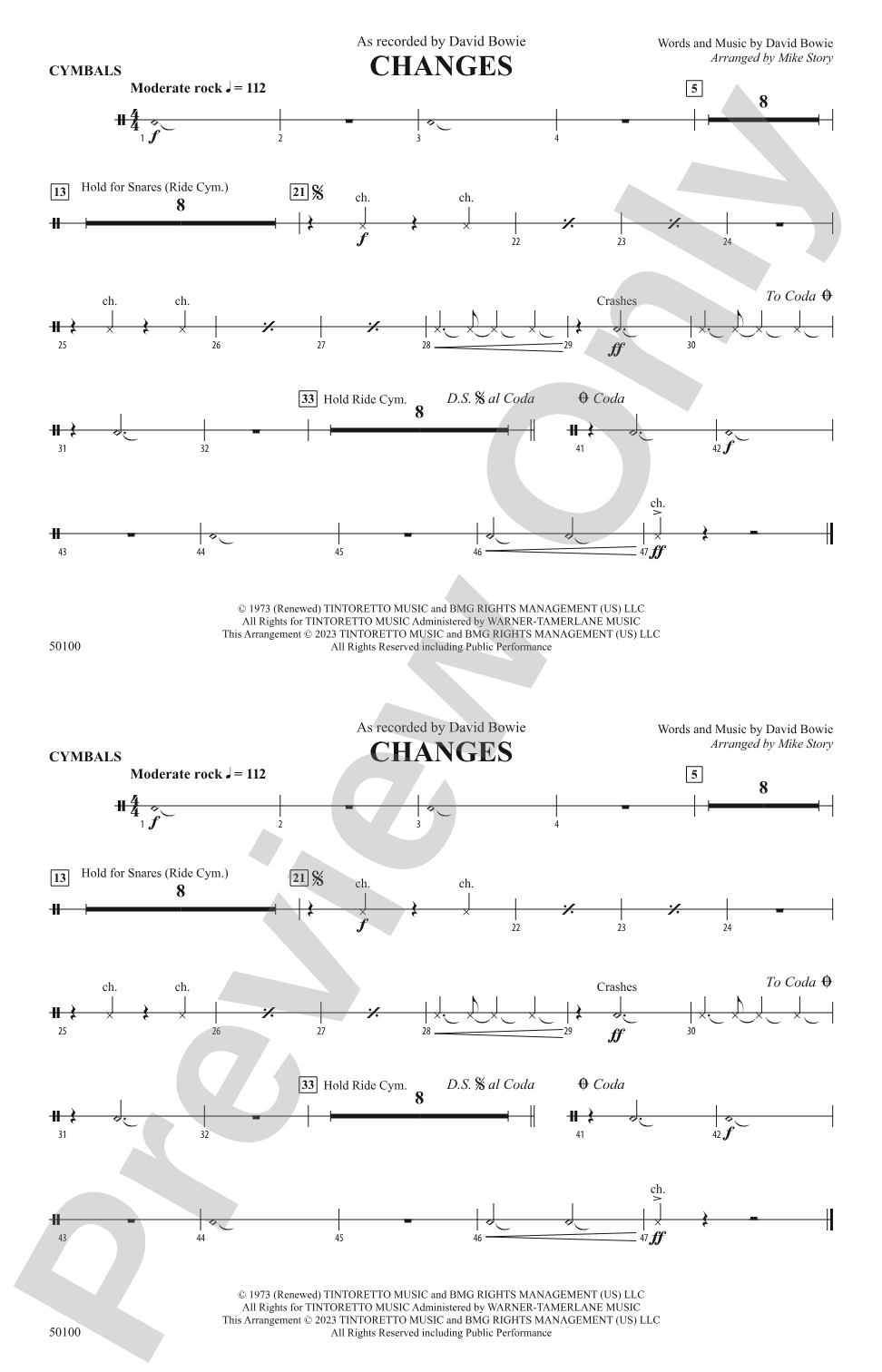 Changes: Cymbals