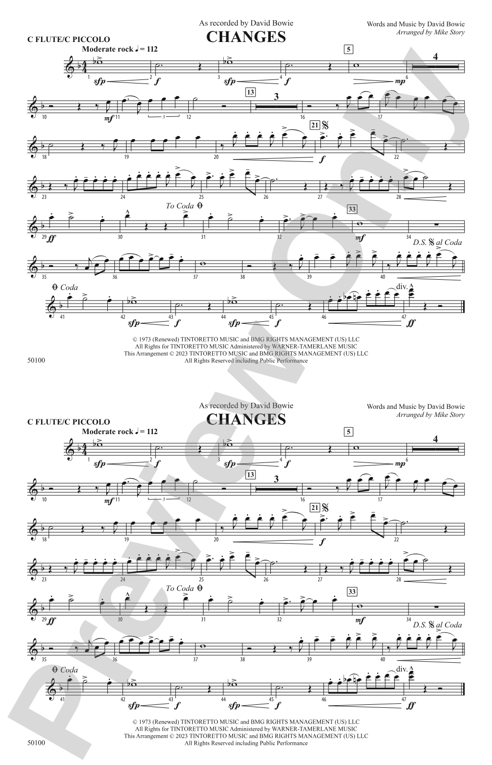 Changes: Flute