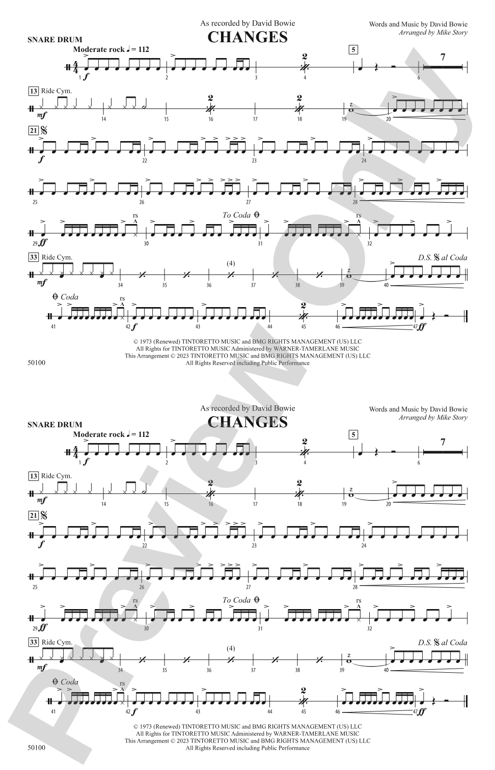 Changes: Snare Drum