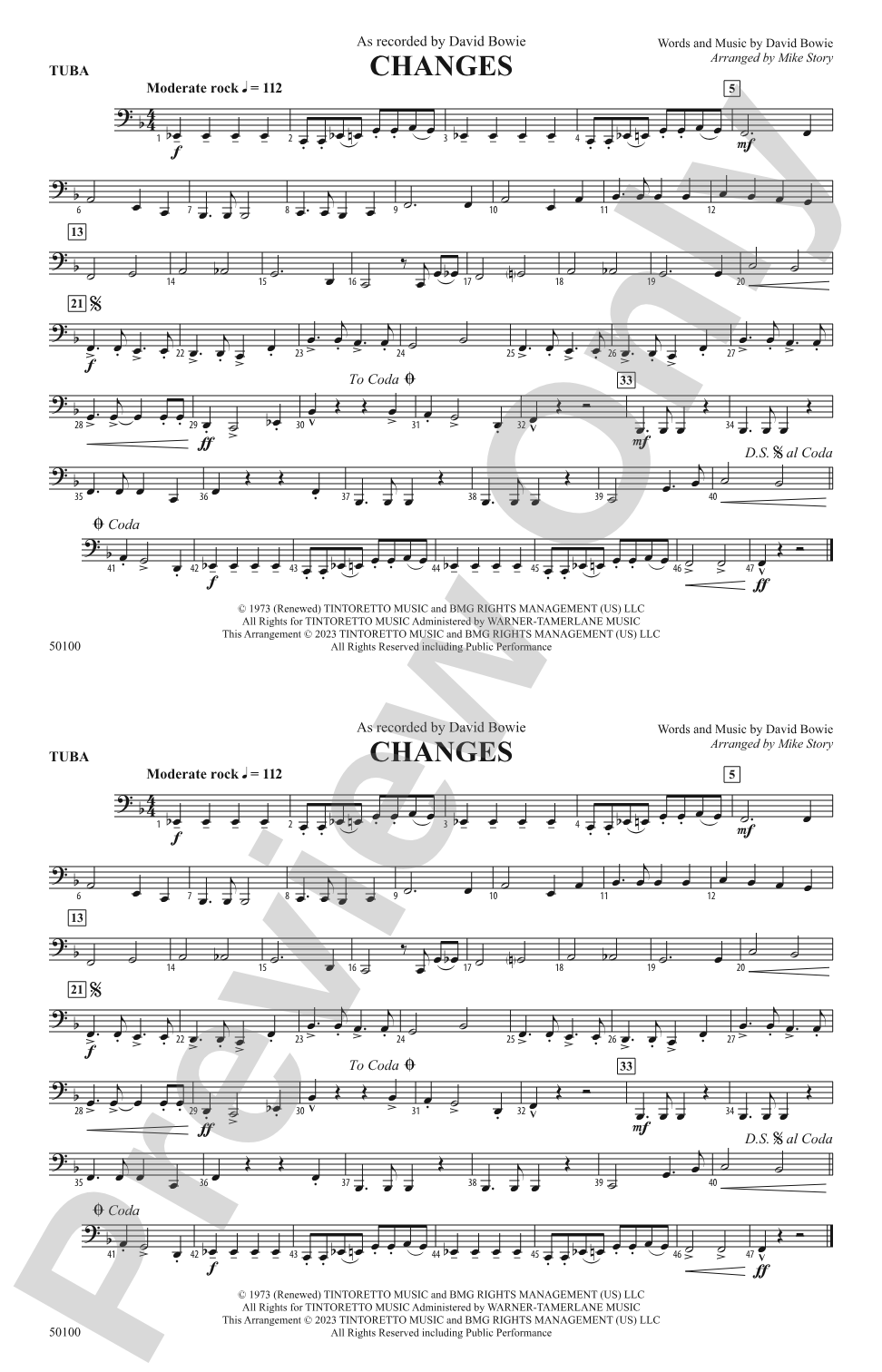Changes: Tuba