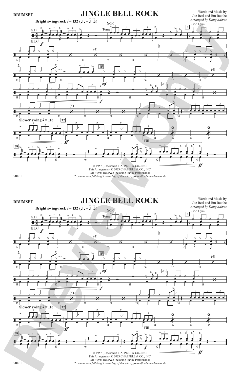 Jingle Bell Rock: Drums