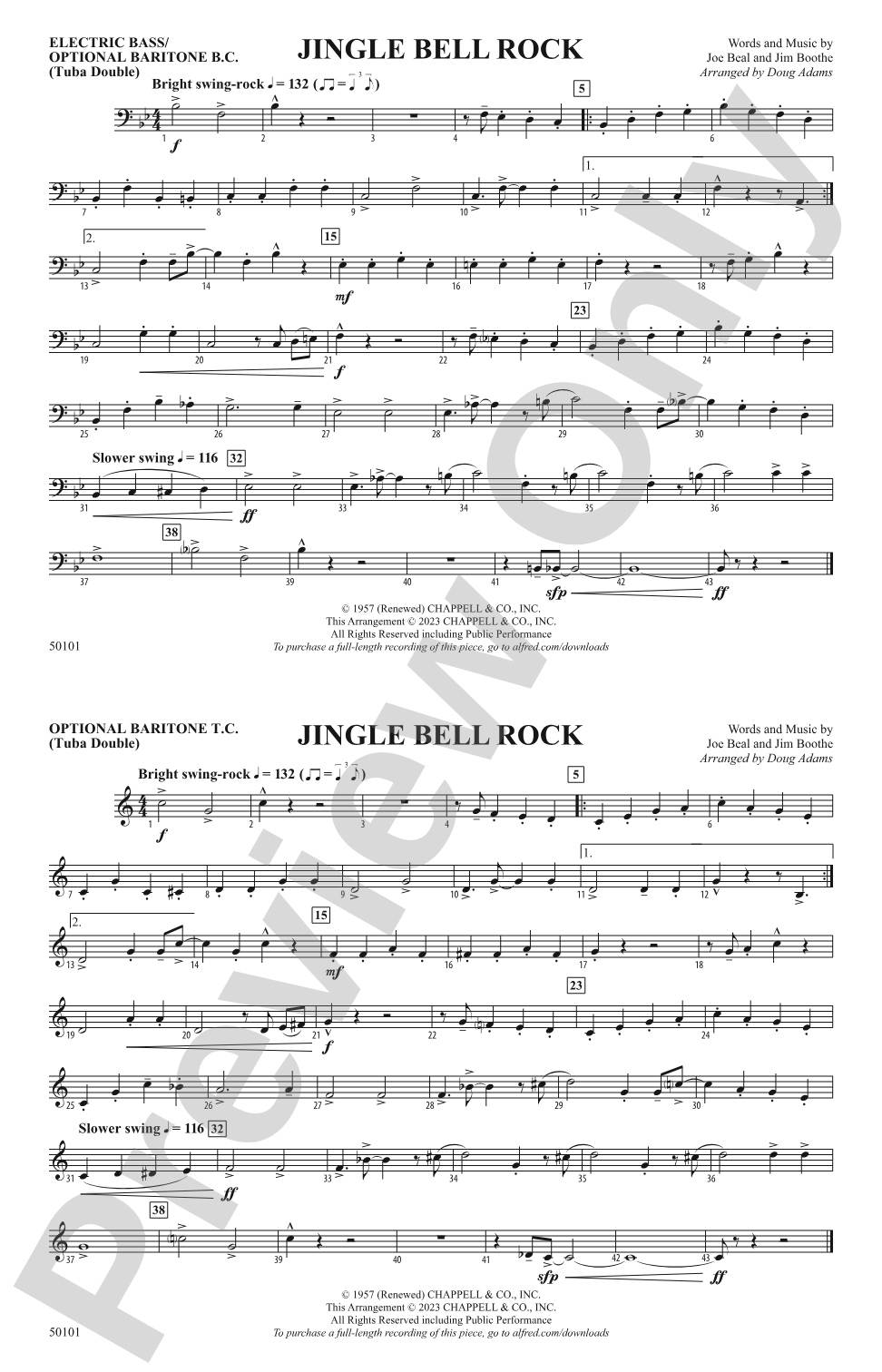Jingle Bell Rock: Electric Bass