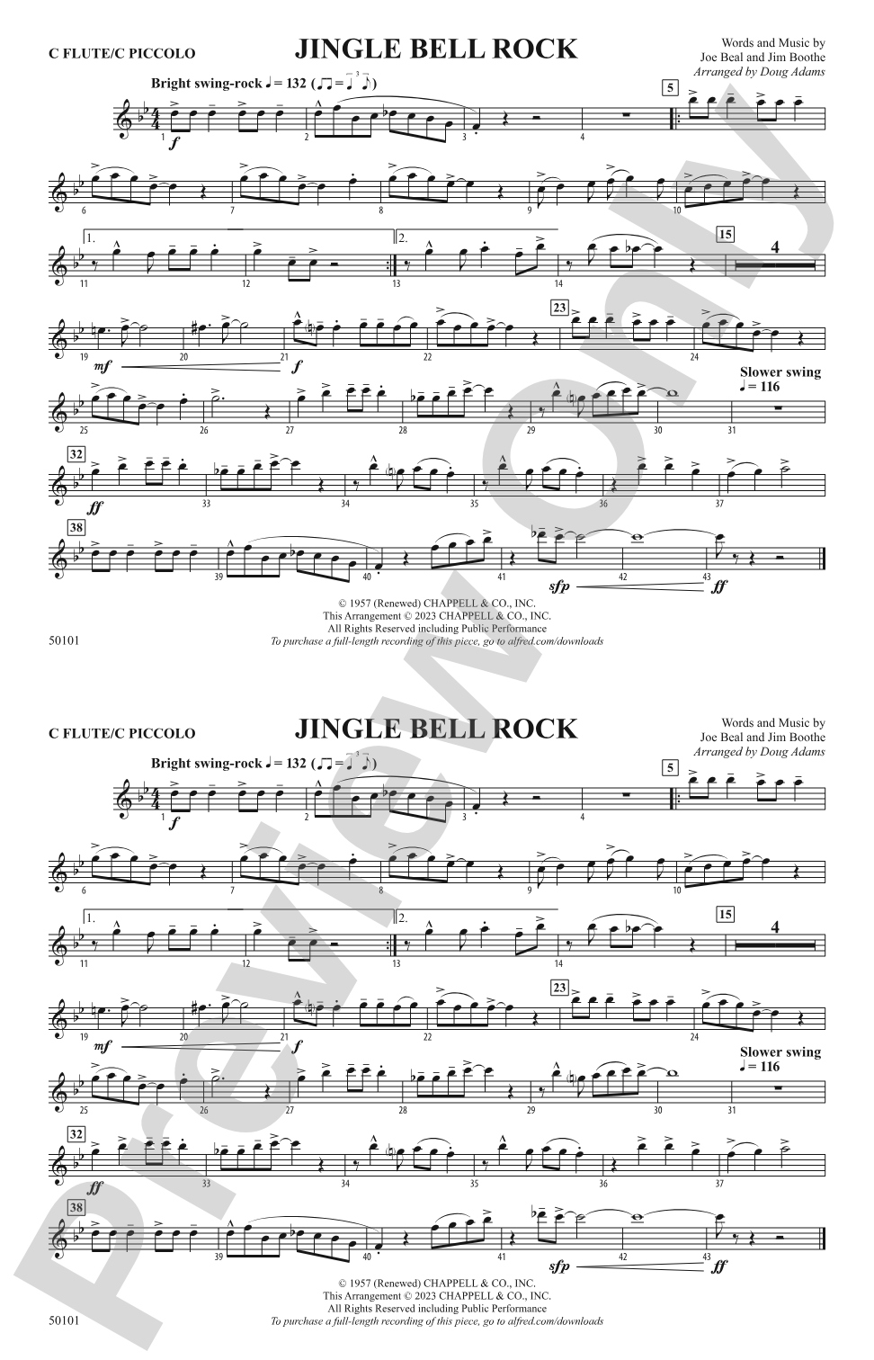Jingle Bell Rock: Flute