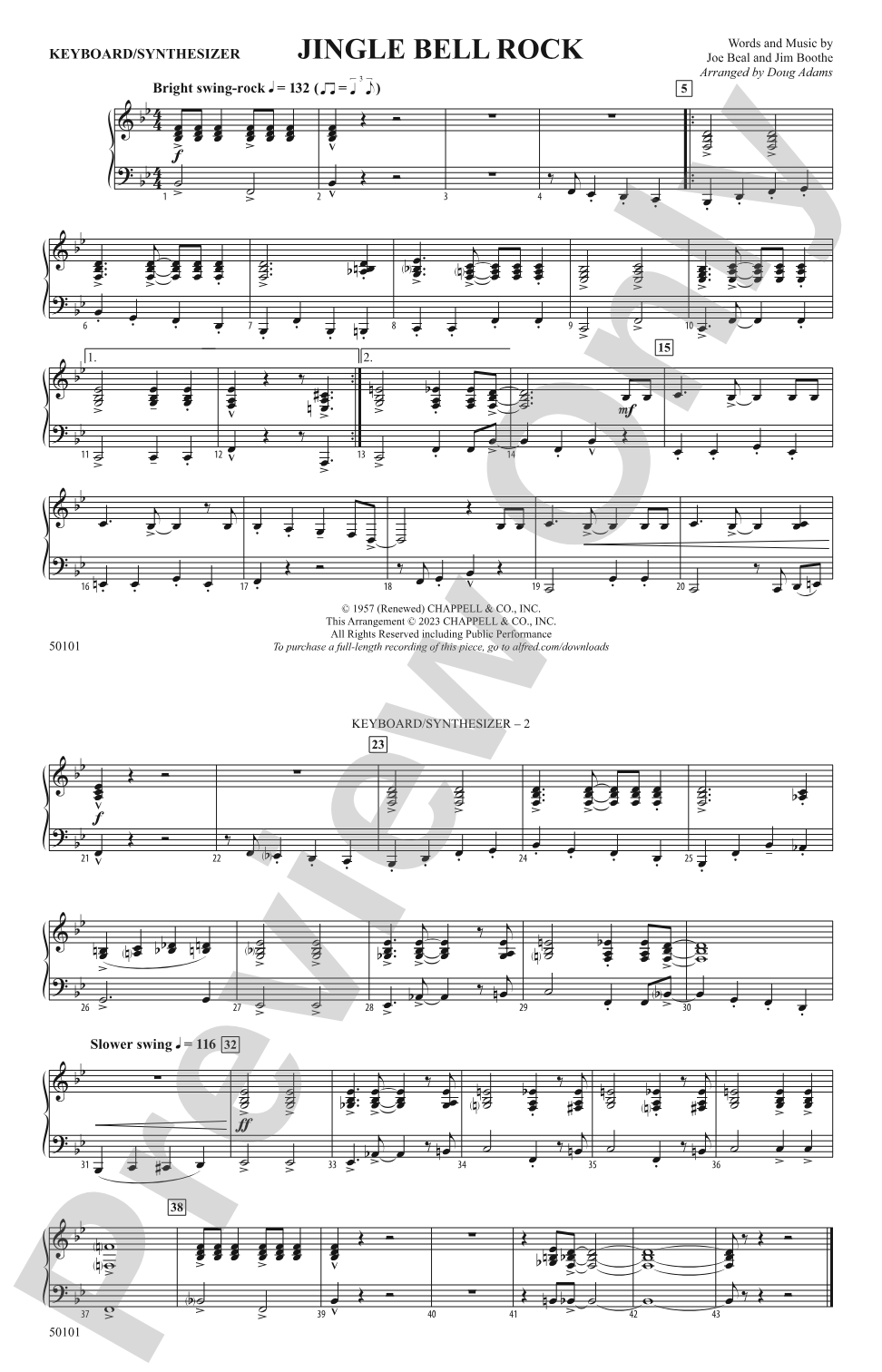 Jingle Bell Rock: Piano Accompaniment
