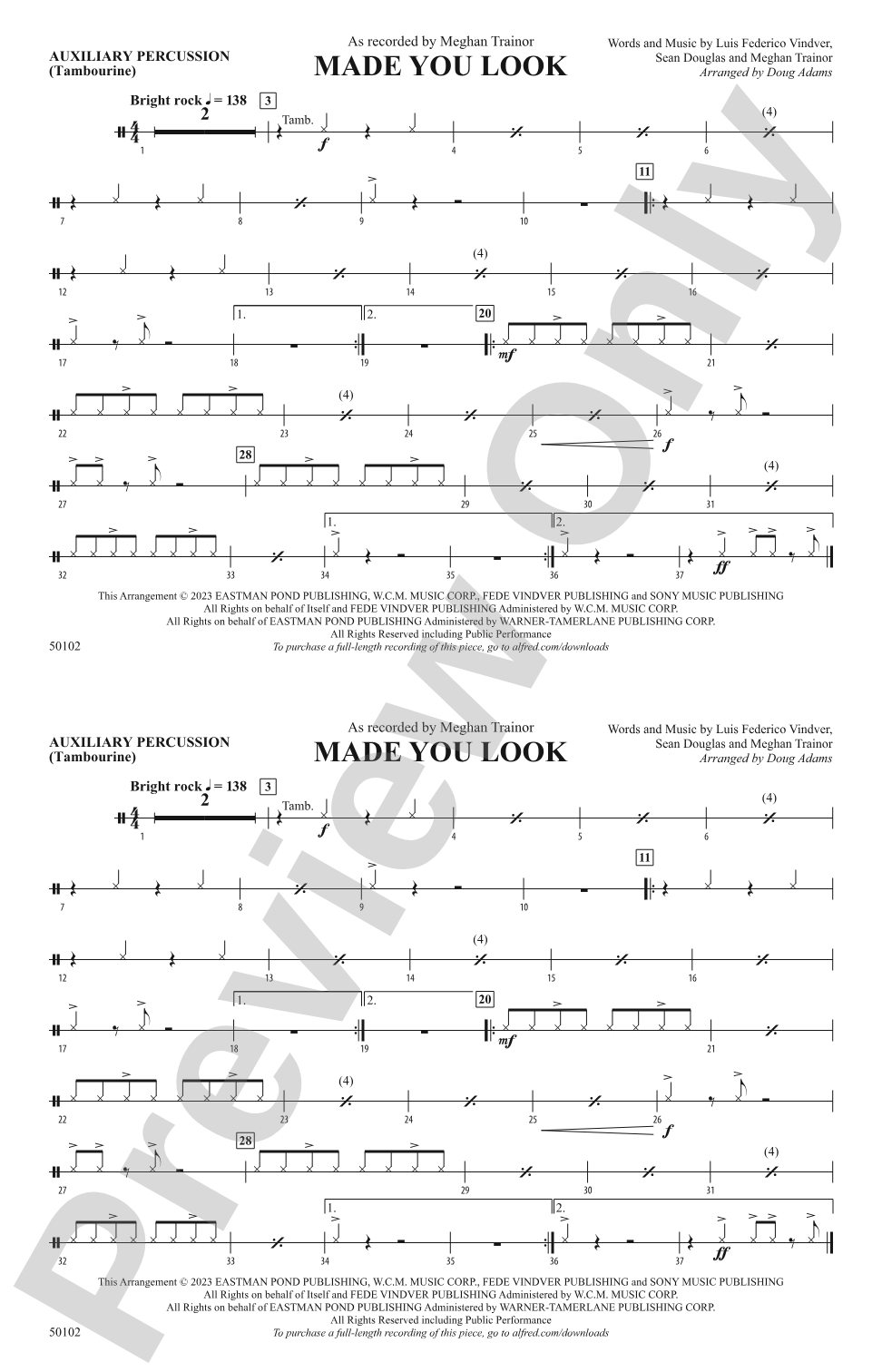 Made You Look: Auxiliary Percussion