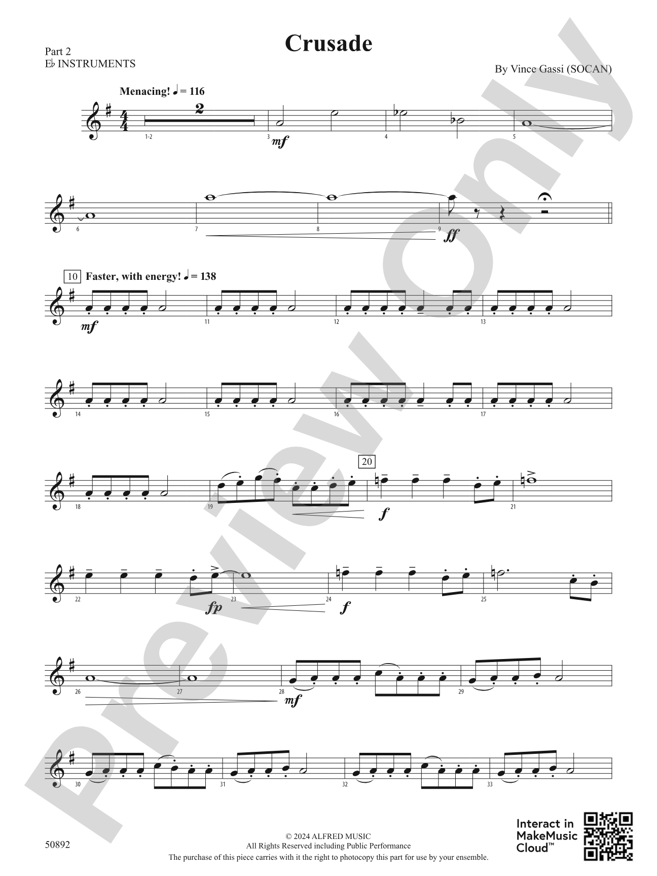 Crusade: Part 2 - E-flat Instruments