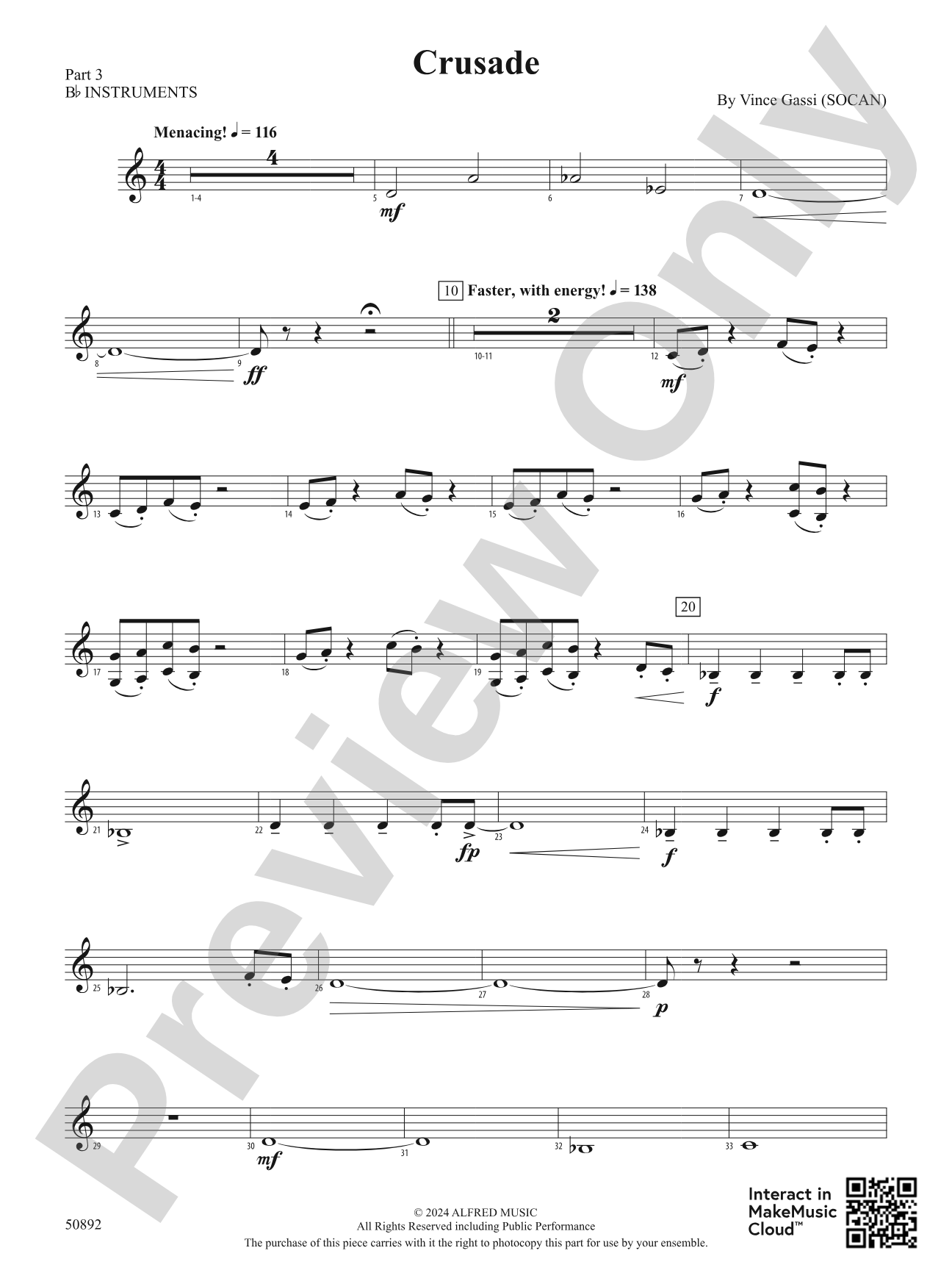 Crusade: Part 3 - B-flat Instruments