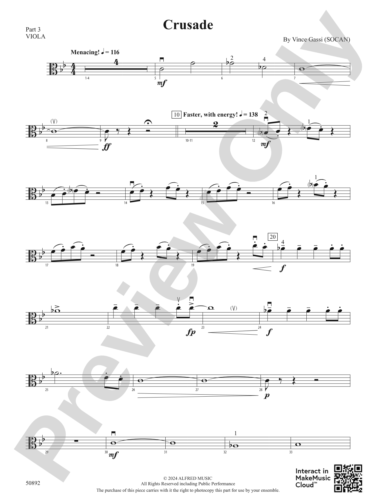 Crusade: Part 3 - Viola