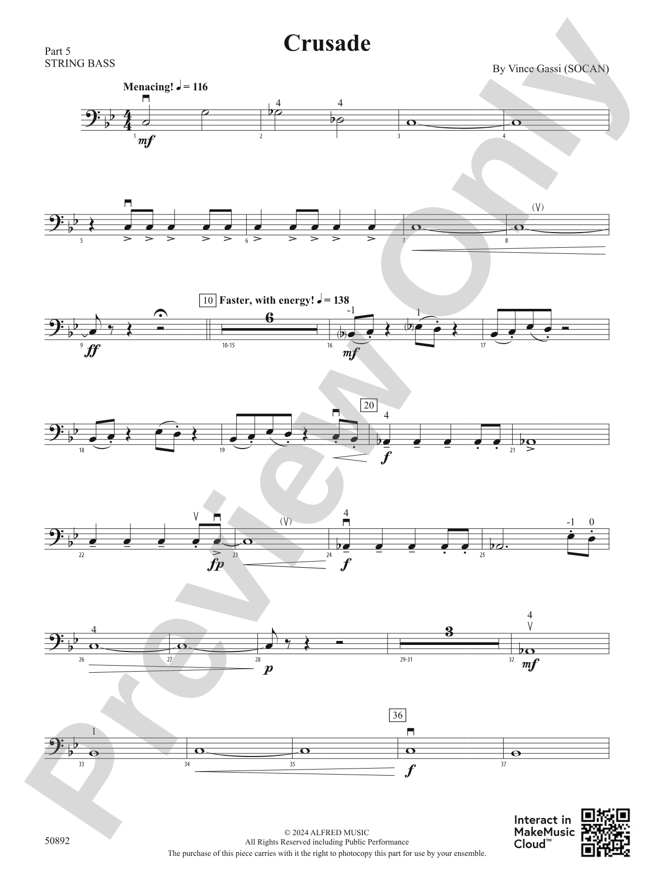 Crusade: Part 5 - String Bass