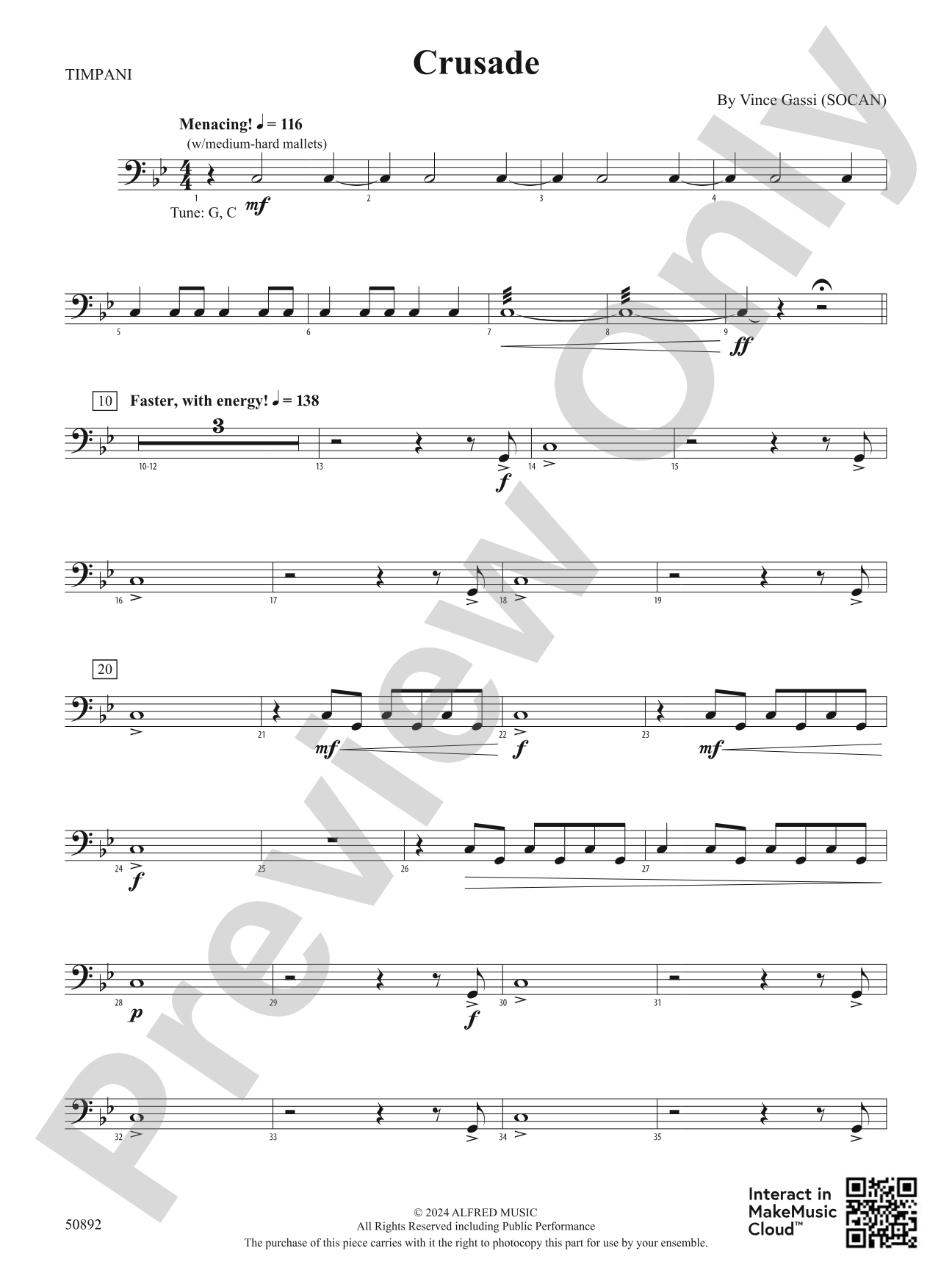 Crusade: Timpani