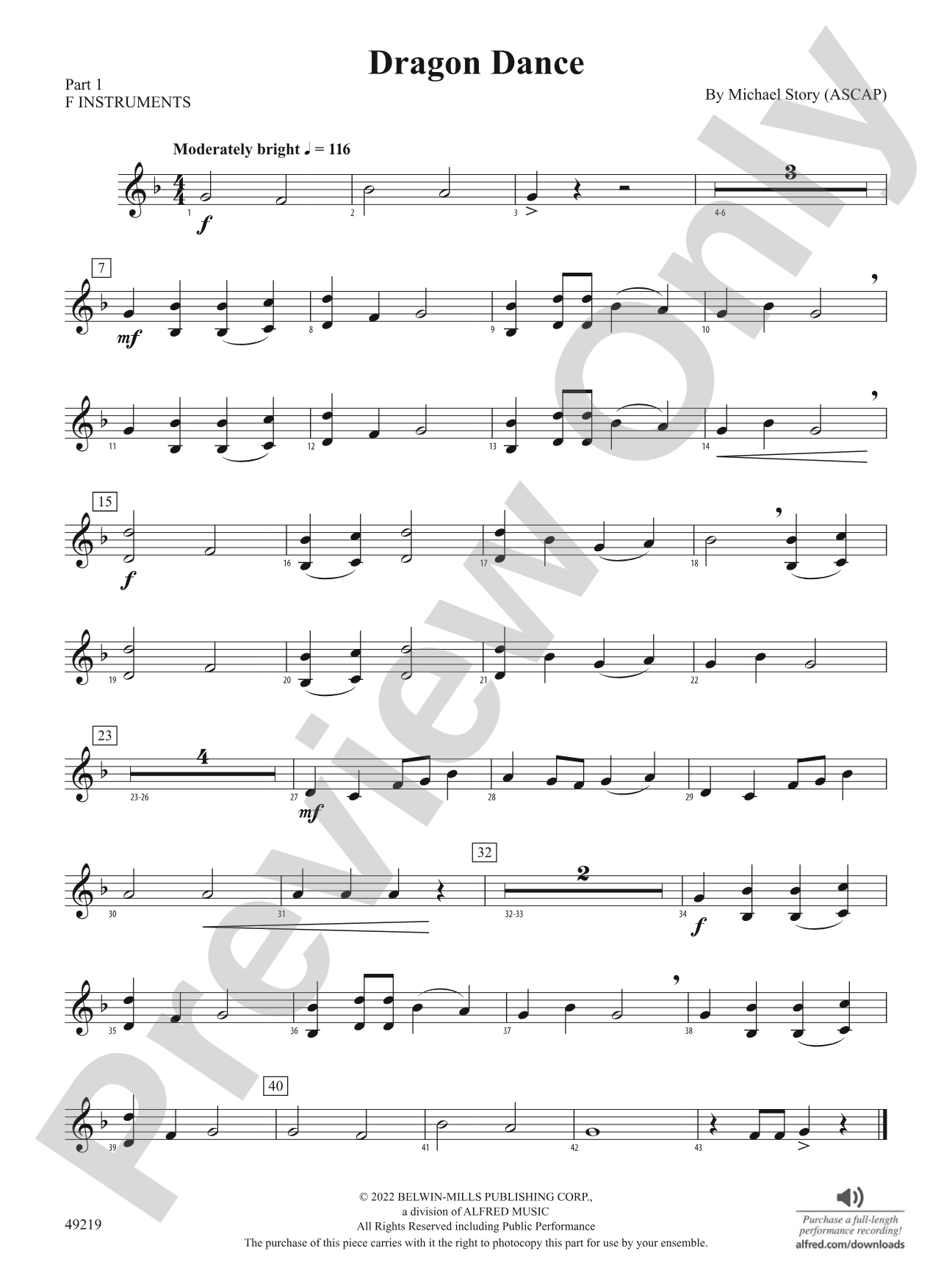 Dragon Dance: Part 1 - F Instruments