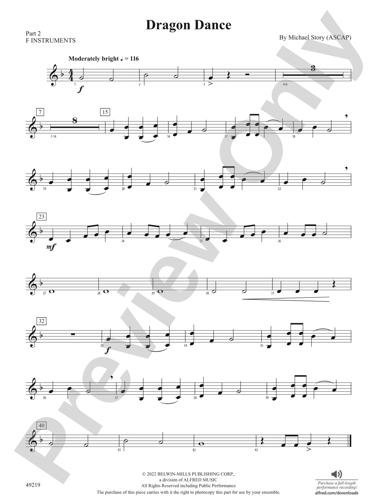 Dragon Dance: Part 2 - F Instruments