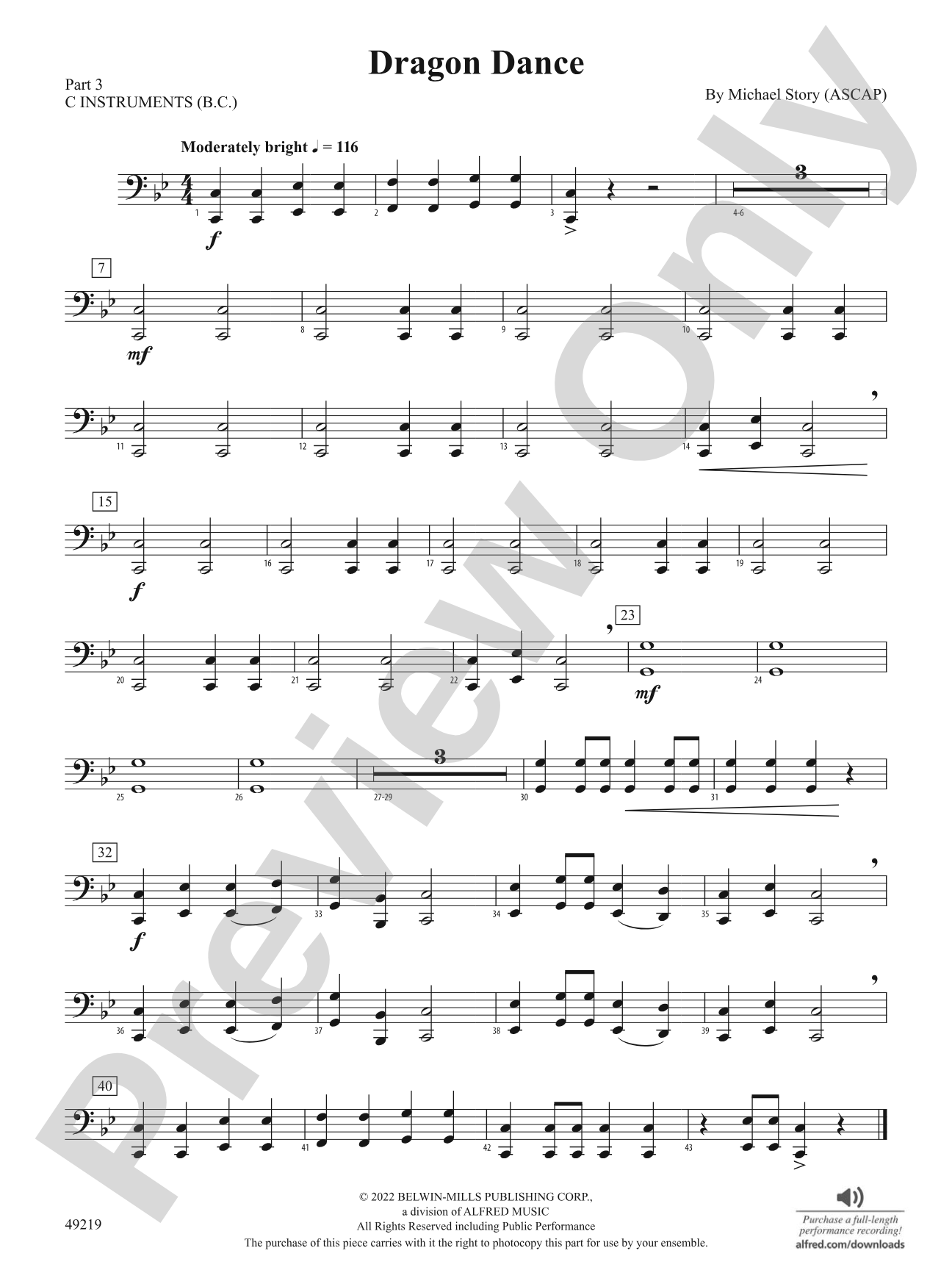 Dragon Dance: Part 3 - C Instruments (B.C.)