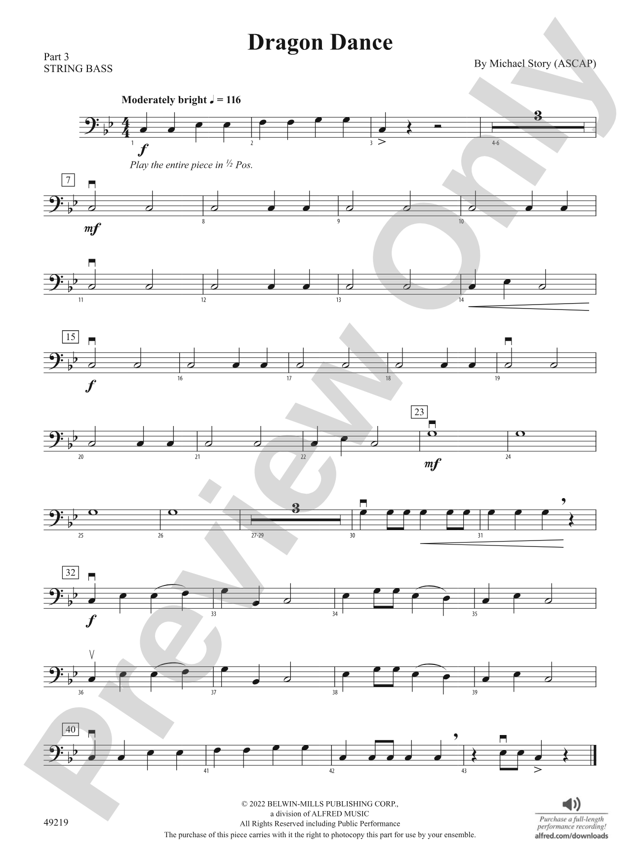 Dragon Dance: Part 3 - String Bass