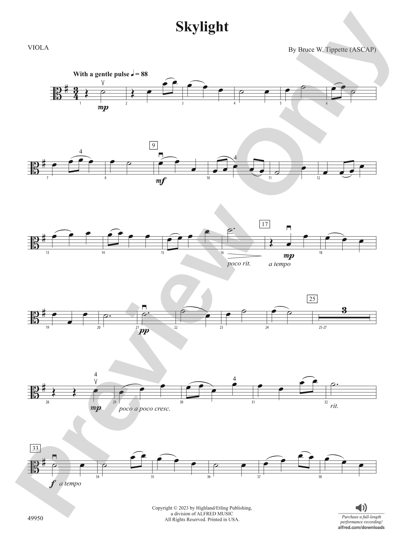 Skylight: Viola