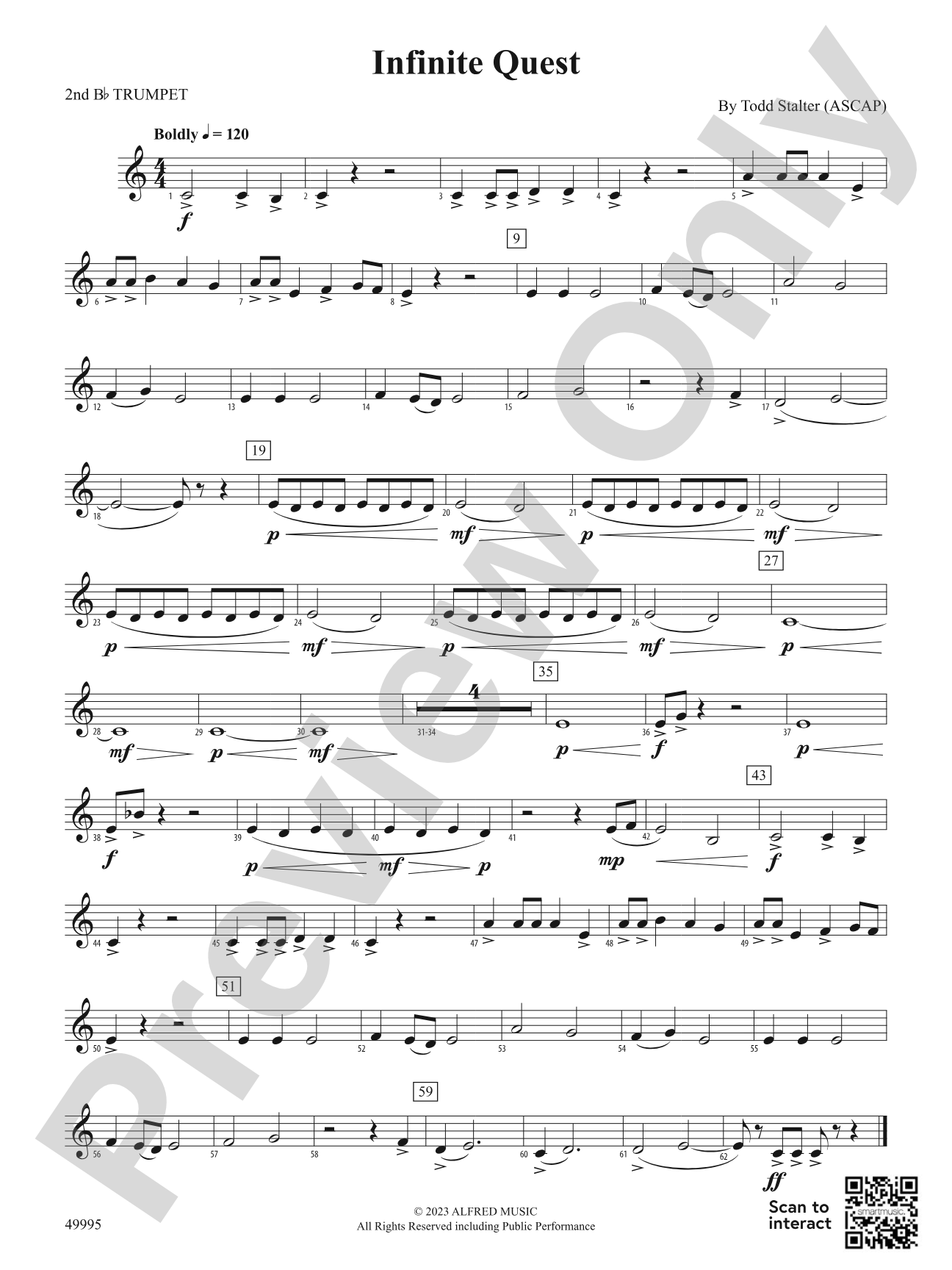 Infinite Quest: 2nd B-flat Trumpet