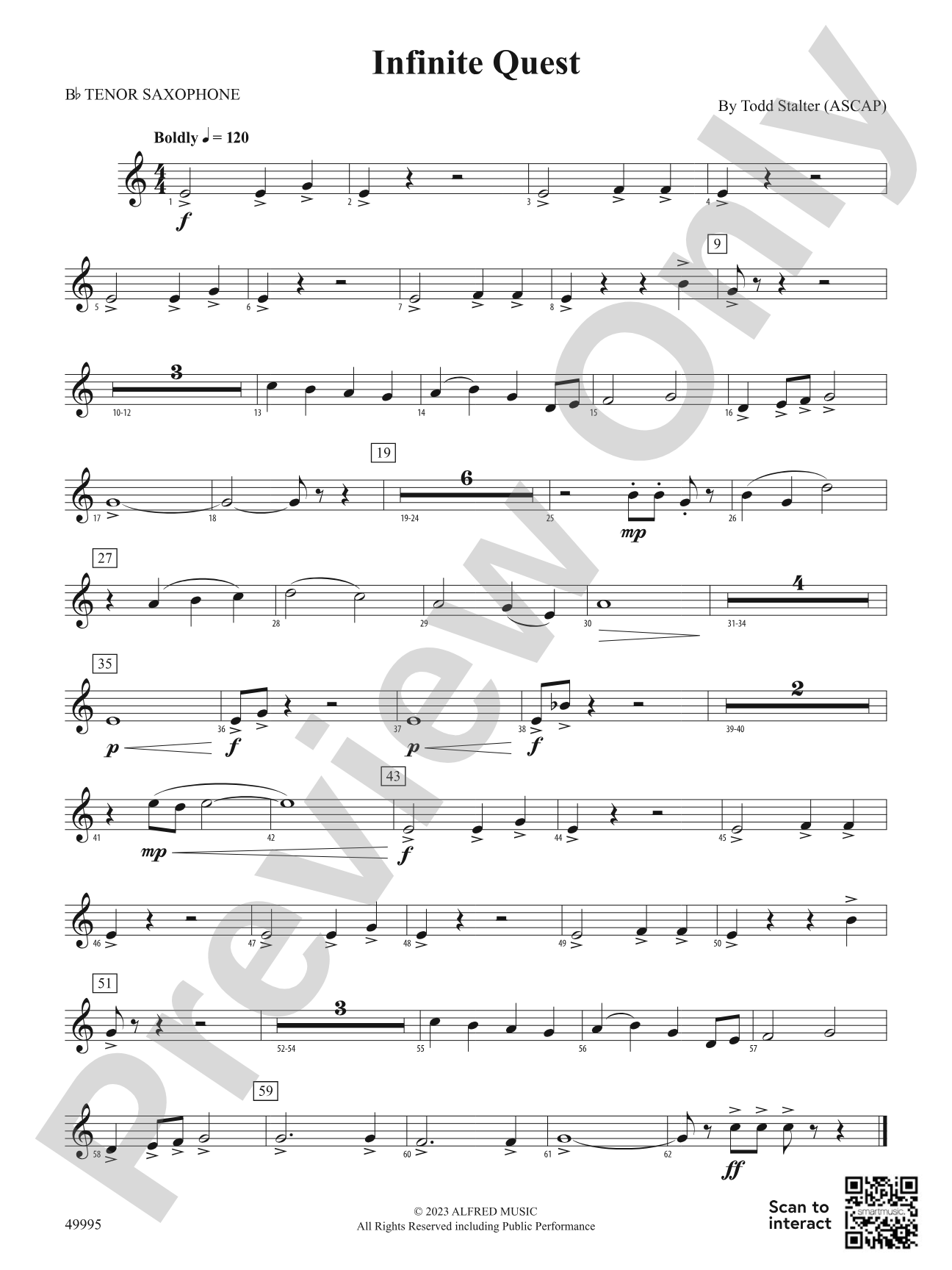 Infinite Quest: B-flat Tenor Saxophone