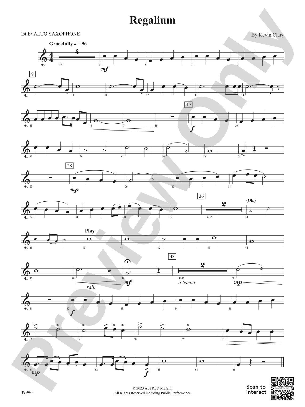 Regalium: E-flat Alto Saxophone
